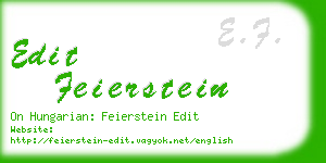 edit feierstein business card